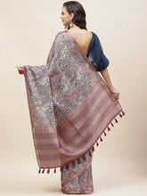 Abstract Printed Cotton saree